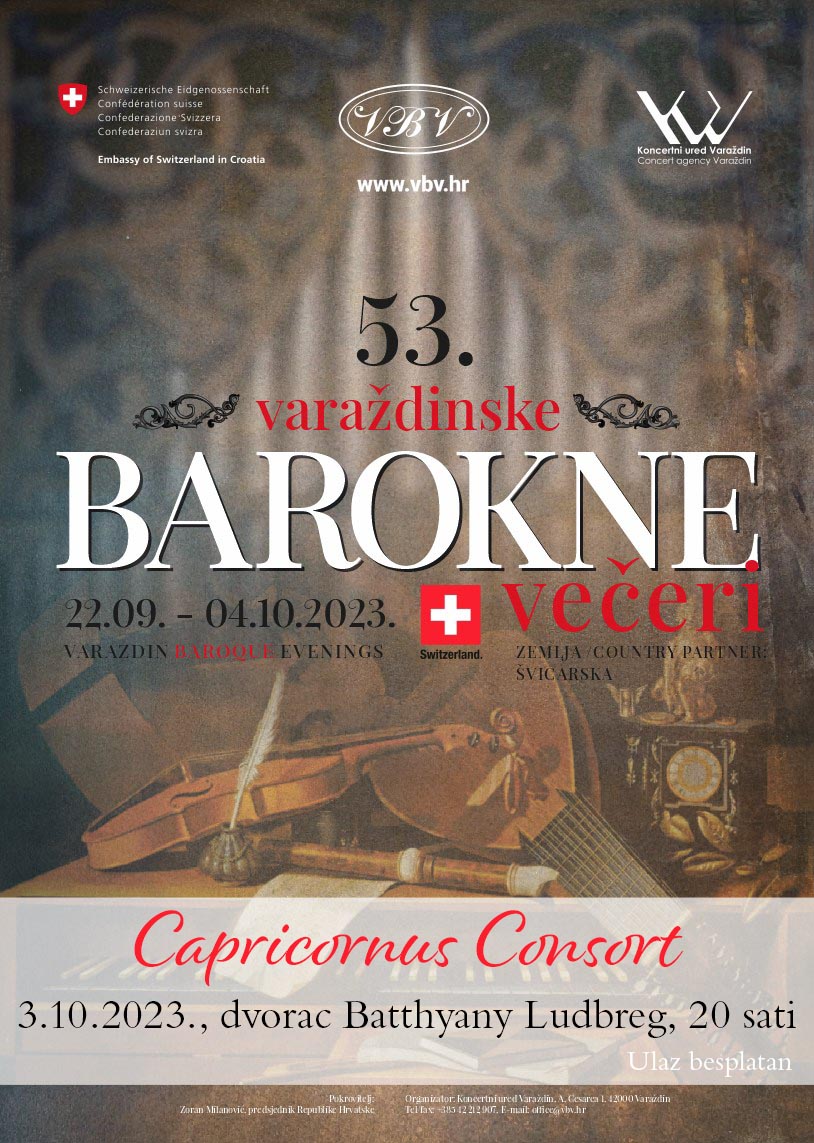 Varaždinske barokne večeri 2023 - Capricornus Consort